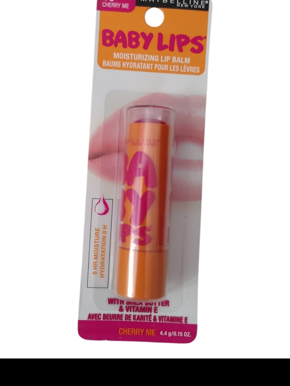 Maybelline Baby Lips Moisturizing Lip Balm - Cherry Me (Pink/Orange)